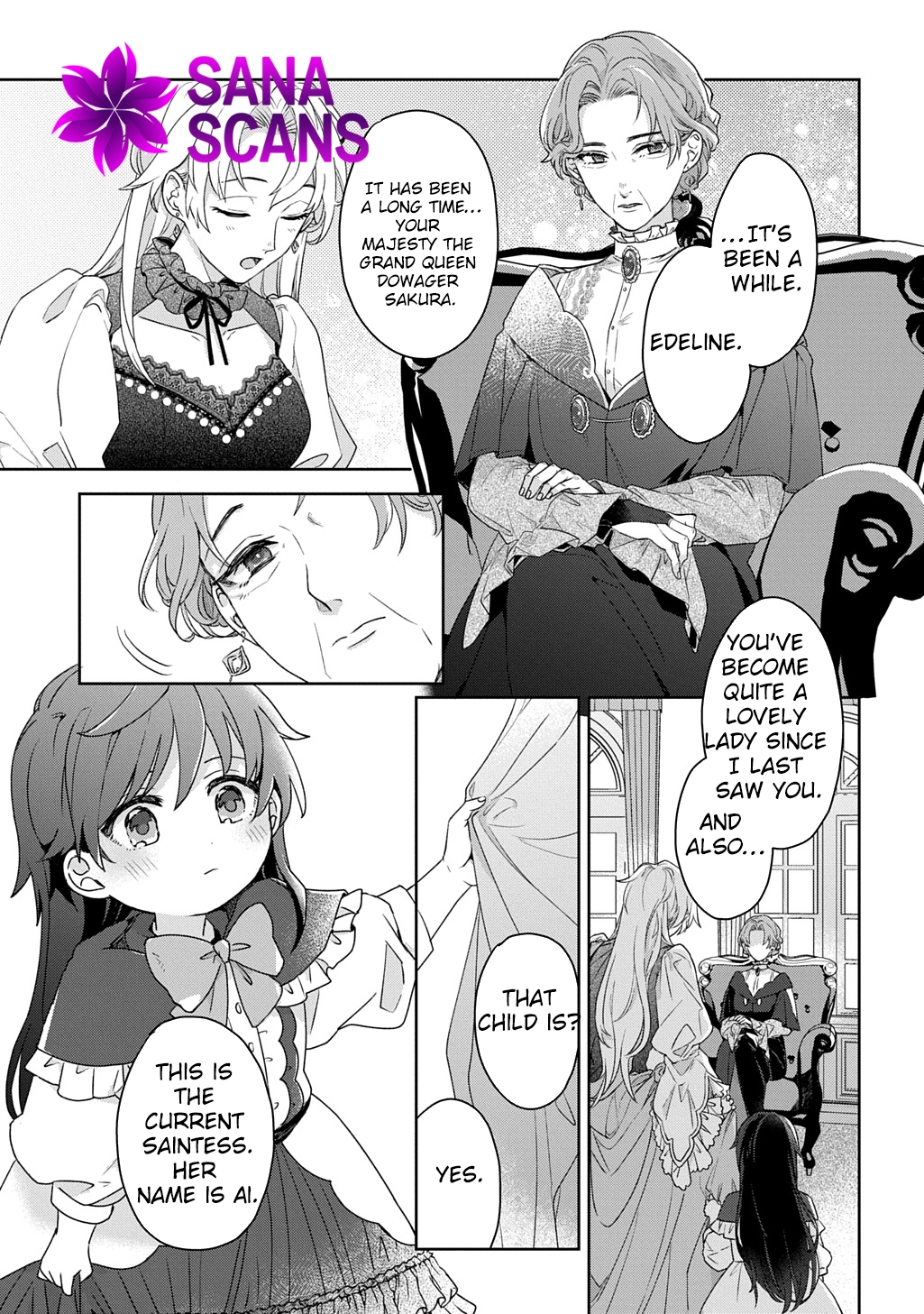 The Saint Is Five, So I'll Just Be the Decorative Queen. Chapter 4 Page 5